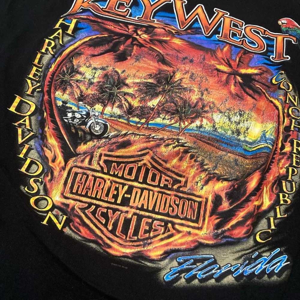 Harley Davidson Key West flaming emblem cutoff 10' L/20.75